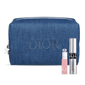 3PC Dior gift set (pouch + mascara+ lip gloss)